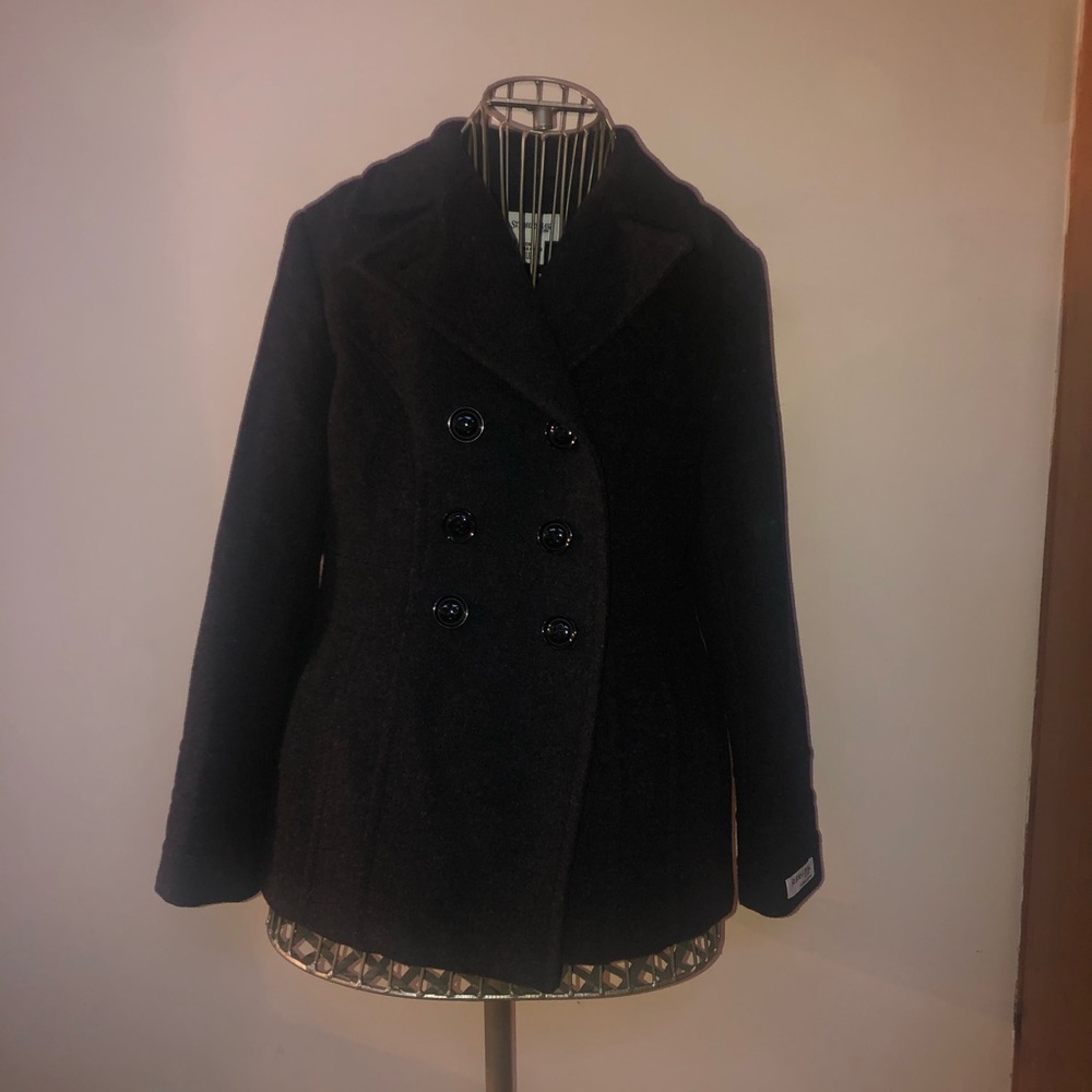 ST JOHNS BAY GREY PEAT COAT